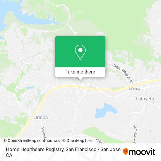 Home Healthcare Registry map