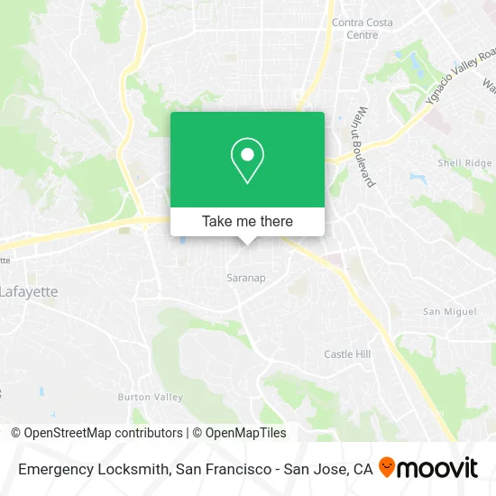 Emergency Locksmith map