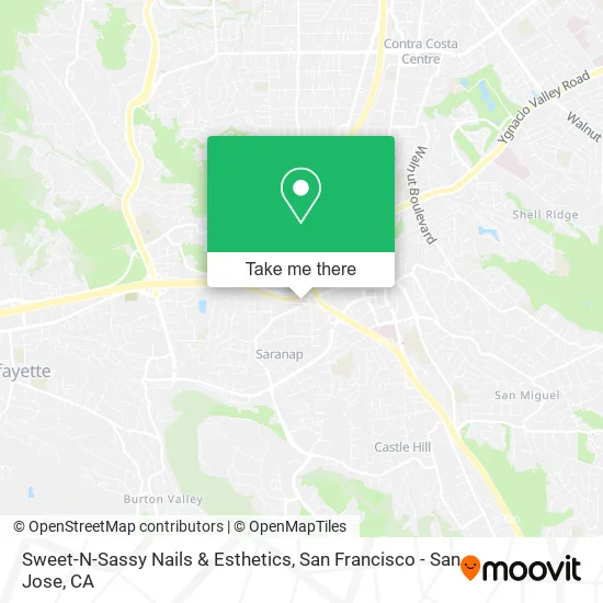 Mapa de Sweet-N-Sassy Nails & Esthetics
