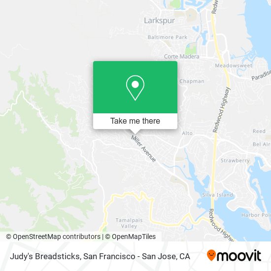 Judy's Breadsticks map