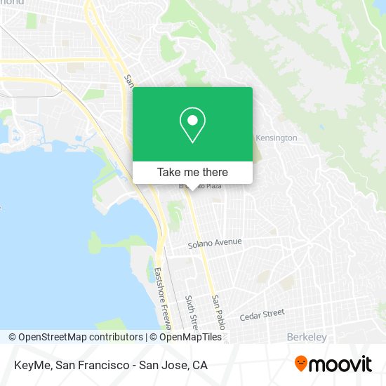 KeyMe map