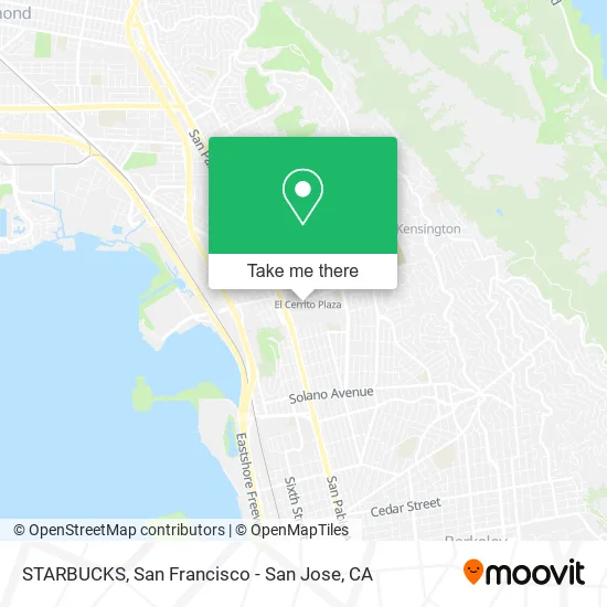 STARBUCKS map
