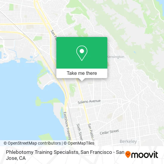 Phlebotomy Training Specialists map