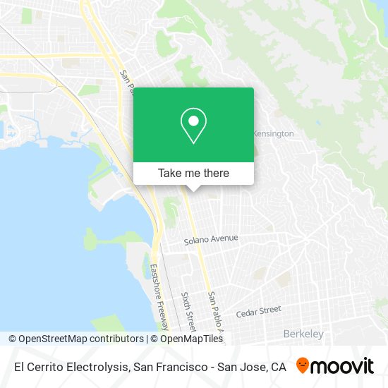 El Cerrito Electrolysis map