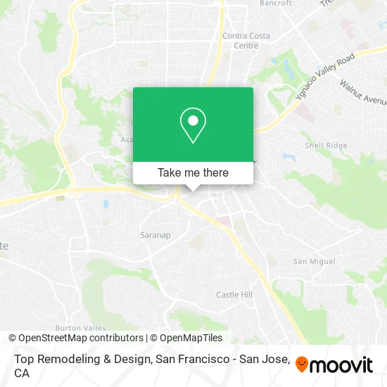 Mapa de Top Remodeling & Design