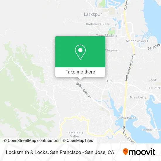 Locksmith & Locks map