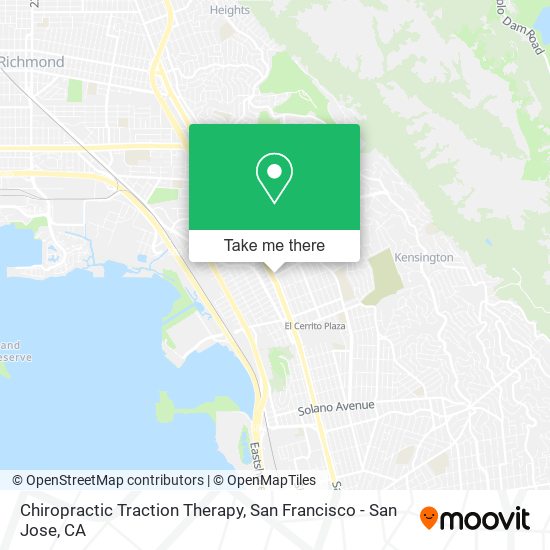 Chiropractic Traction Therapy map