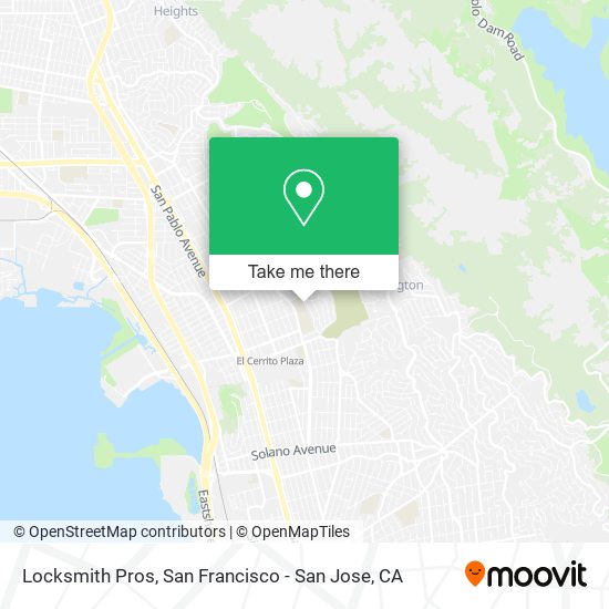 Locksmith Pros map