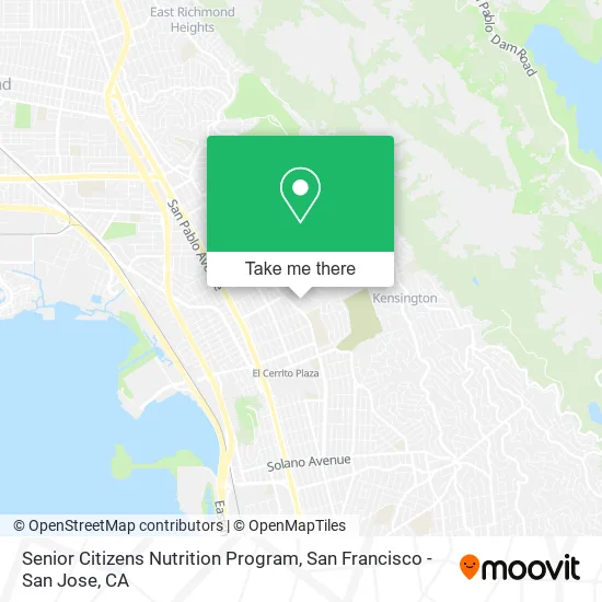 Senior Citizens Nutrition Program map