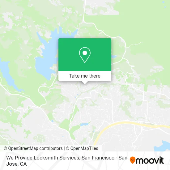 We Provide Locksmith Services map
