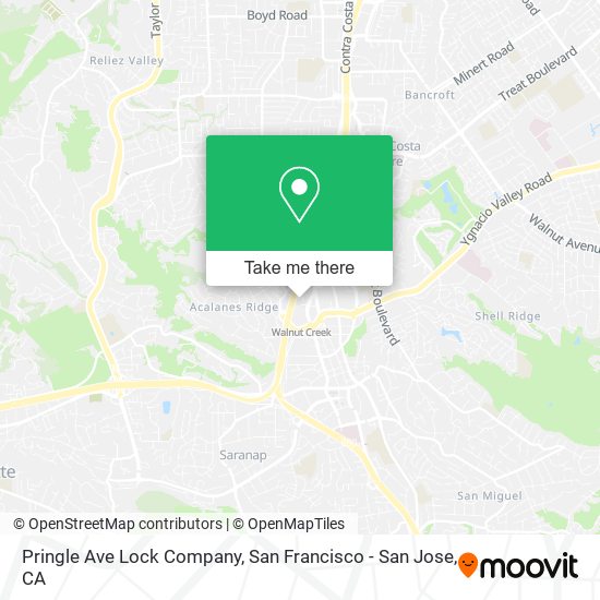 Pringle Ave Lock Company map