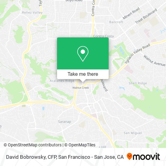 David Bobrowsky, CFP map
