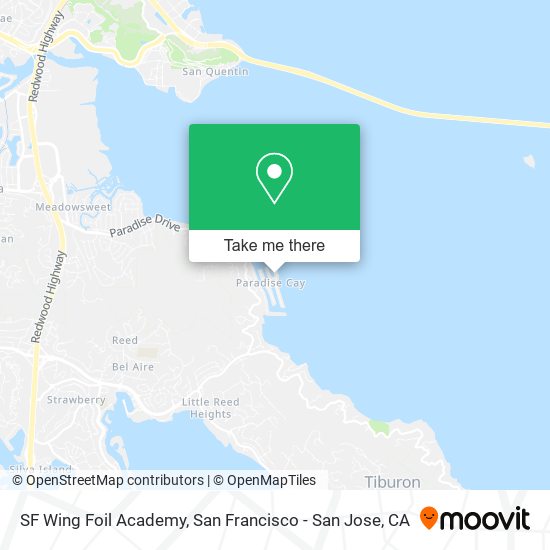 Mapa de SF Wing Foil Academy