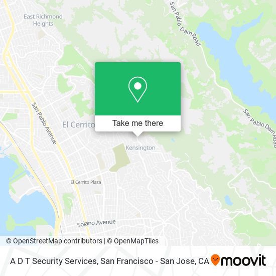 A D T Security Services map