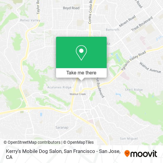 Kerry's Mobile Dog Salon map