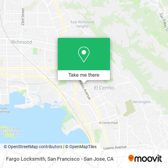 Mapa de Fargo Locksmith