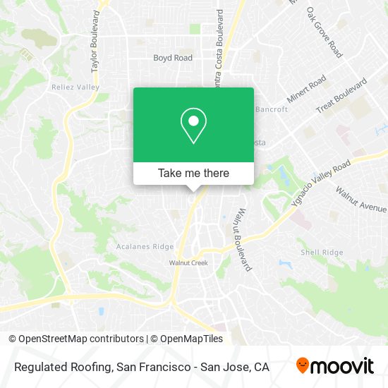 Regulated Roofing map
