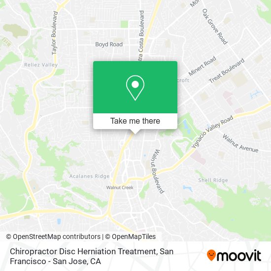 Chiropractor Disc Herniation Treatment map