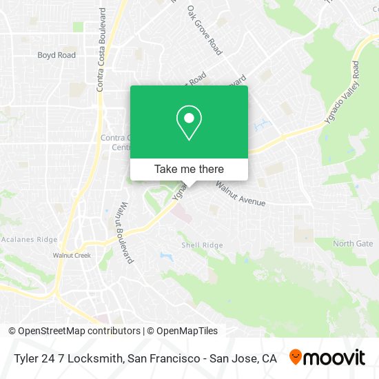Tyler 24 7 Locksmith map