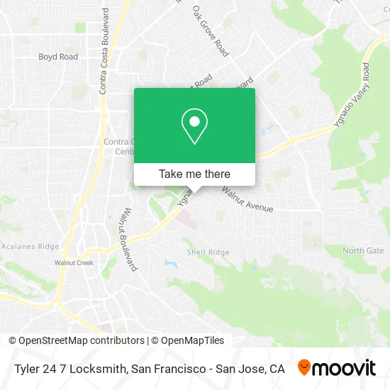 Mapa de Tyler 24 7 Locksmith
