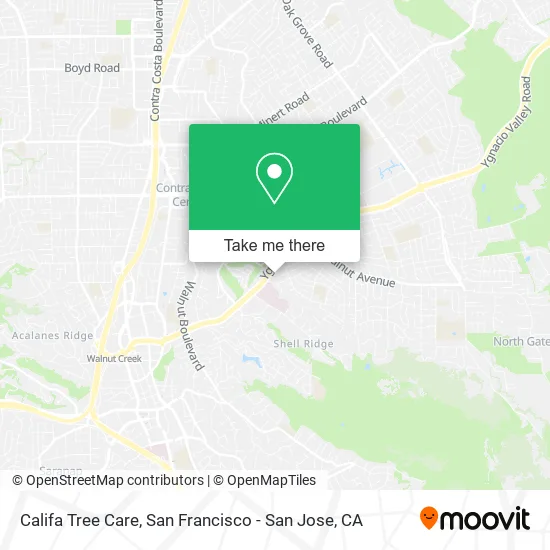 Mapa de Califa Tree Care