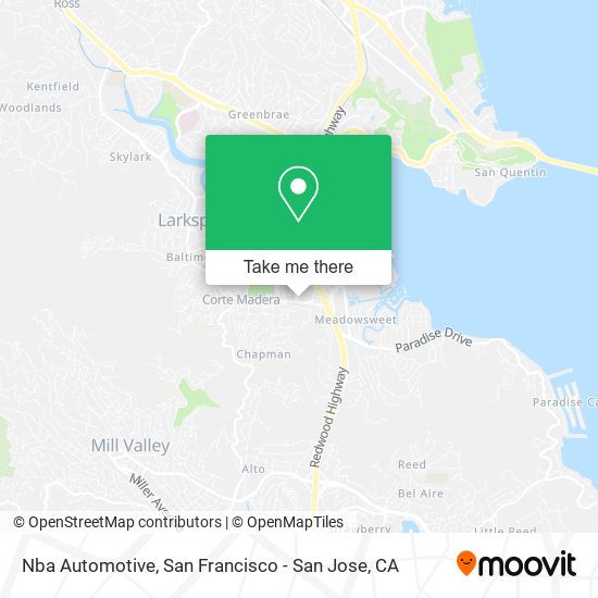 Mapa de Nba Automotive