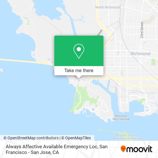 Mapa de Always Affective Available Emergency Loc