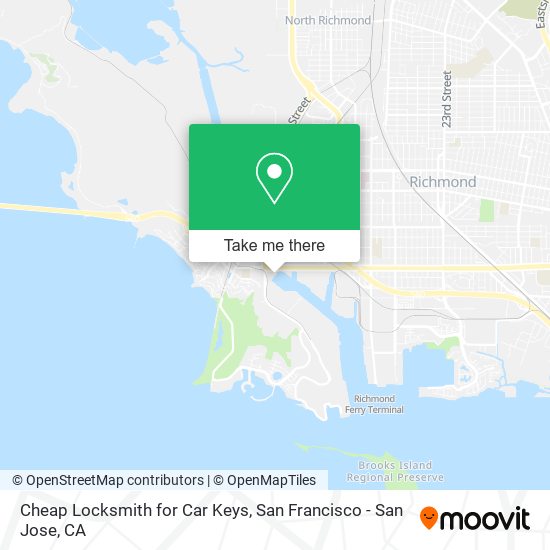Cheap Locksmith for Car Keys map
