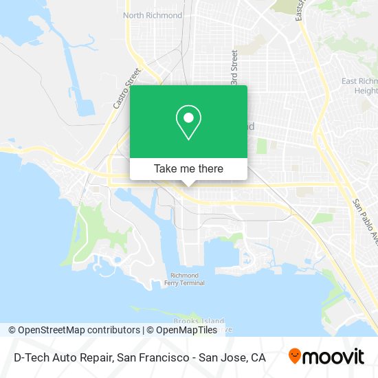 Mapa de D-Tech Auto Repair