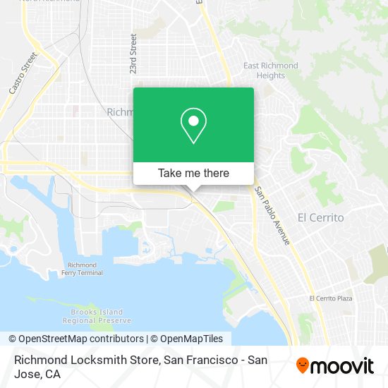 Mapa de Richmond Locksmith Store
