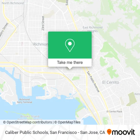 Mapa de Caliber Public Schools