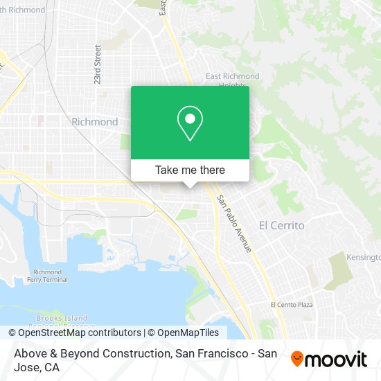 Above & Beyond Construction map