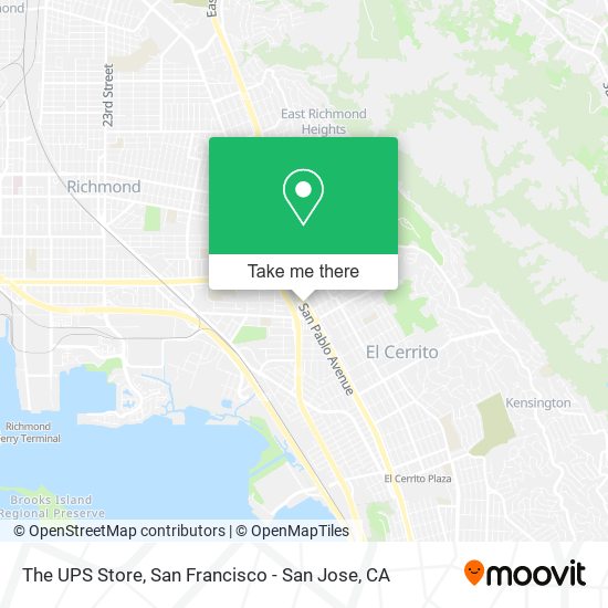 Mapa de The UPS Store
