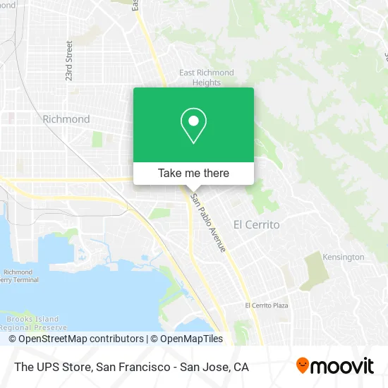 Mapa de The UPS Store