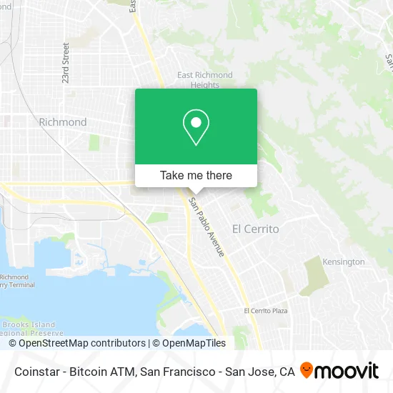 Mapa de Coinstar - Bitcoin ATM