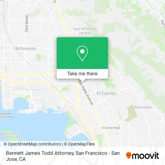 Mapa de Bennett James Todd Attorney