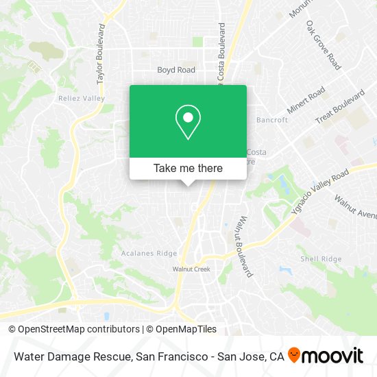 Water Damage Rescue map