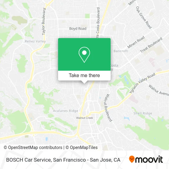 BOSCH Car Service map