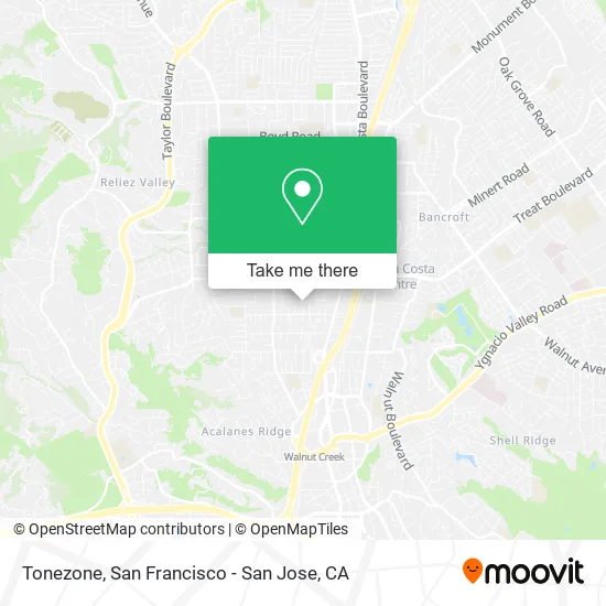 Mapa de Tonezone