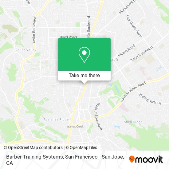 Barber Training Systems map