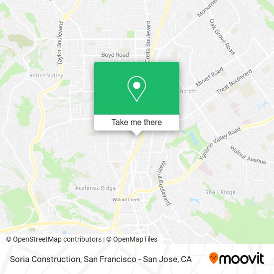 Mapa de Soria Construction