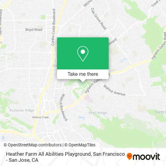 Mapa de Heather Farm All Abilities Playground