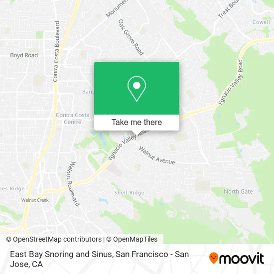 Mapa de East Bay Snoring and Sinus