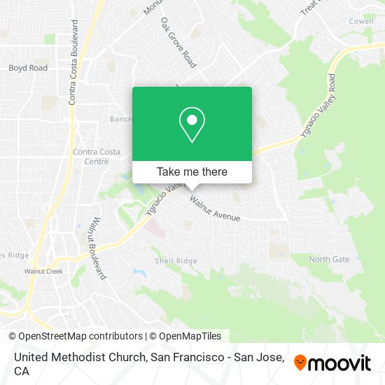 Mapa de United Methodist Church
