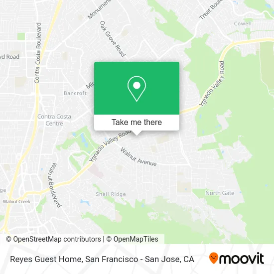 Reyes Guest Home map