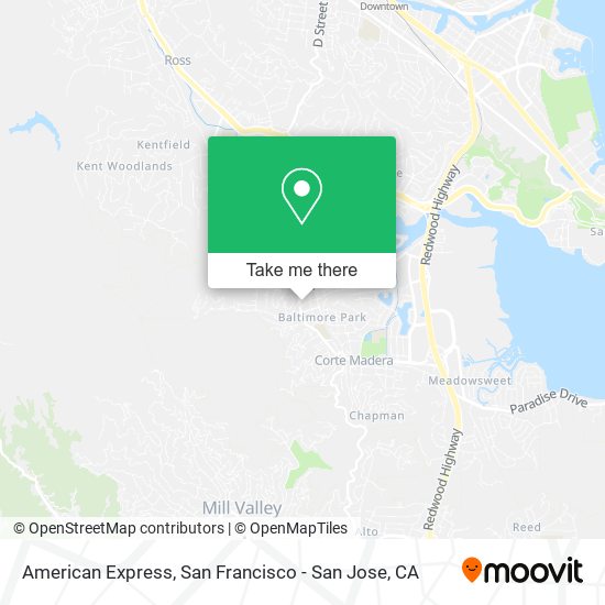 Mapa de American Express