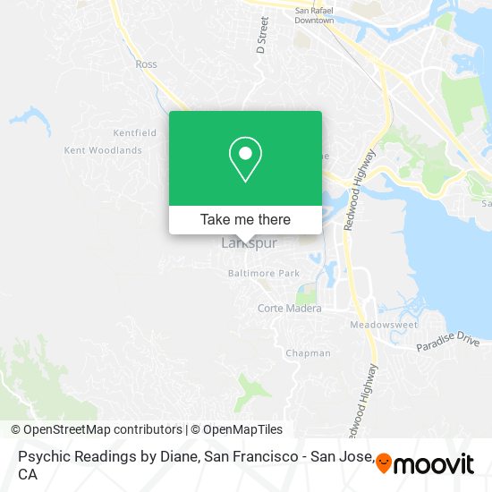 Mapa de Psychic Readings by Diane