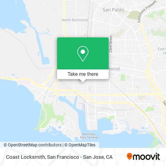 Coast Locksmith map