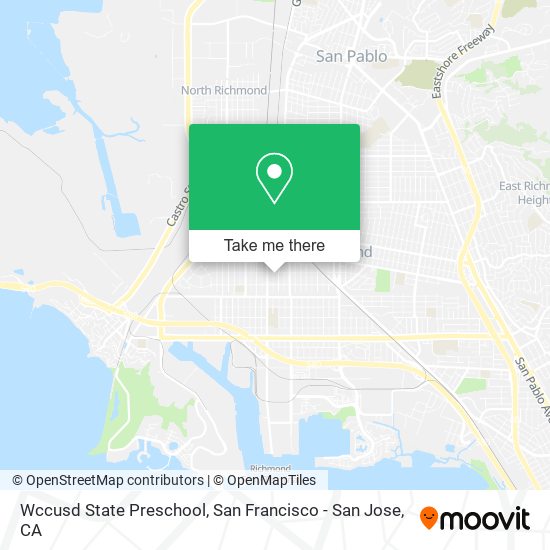 Wccusd State Preschool map