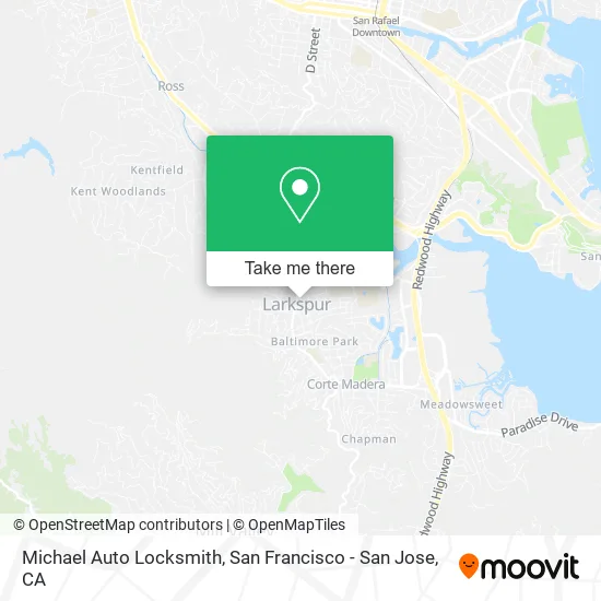 Michael Auto Locksmith map
